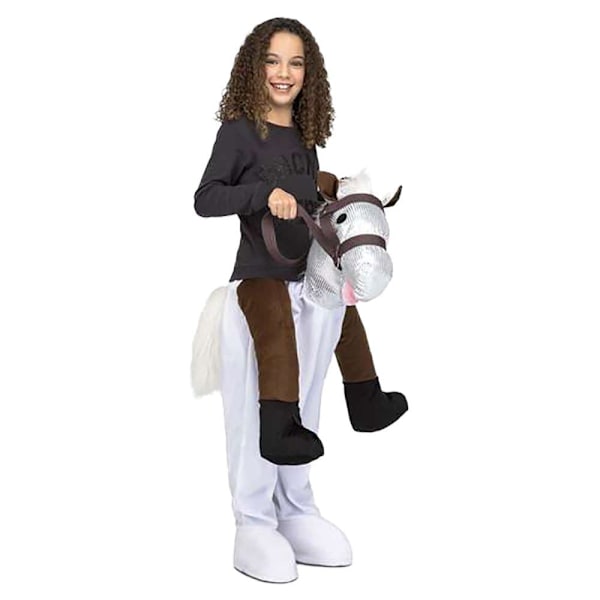 Viving Costumes Horse Kids Custom Ride-on Brun 10-12 Years