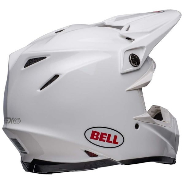 Bell Moto Motocross Hjelm Moto-9s Flex Solid Hvid M