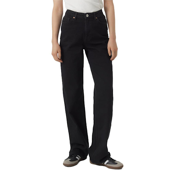 Vero Moda Jeans Tessa Wide Fit Sort 26 / 32 Kvinde