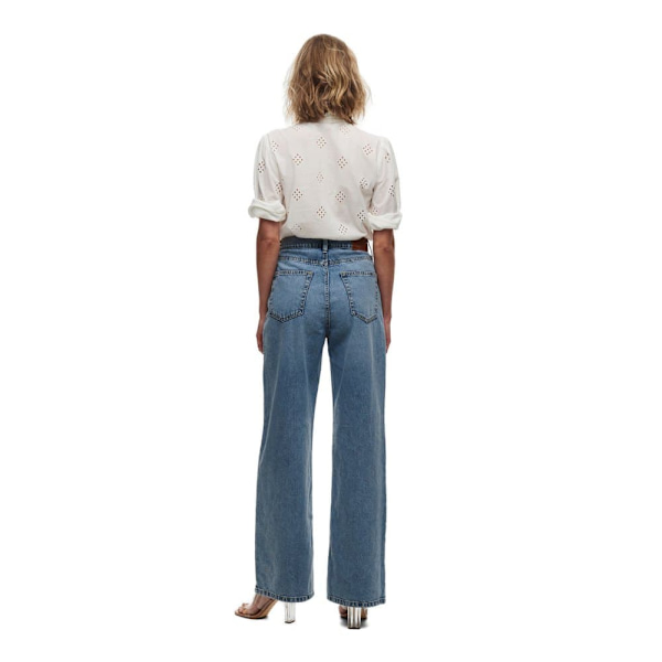 Only Jeans Med Hög Midja Hope Ex Wide Blå 27 / 32 Kvinna
