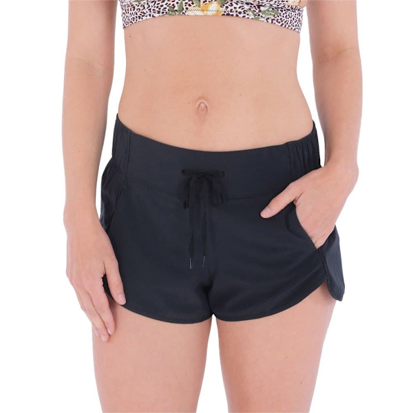 Hurley Badbyxor Aquas Solid 2.5´´ Svart S Kvinna