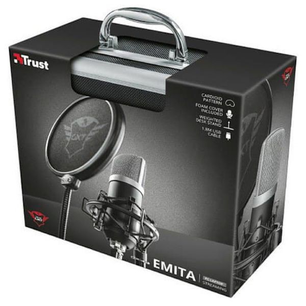 Trust Mikrofon Gxt 252 Emita Sort