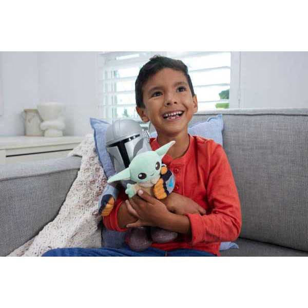 Star Wars Bamse Clan Of Two: Mandalorian & Grogu Feature Plush Grøn