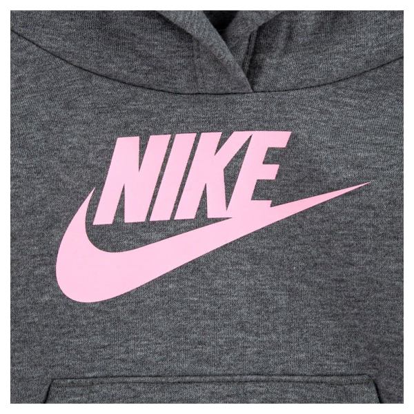 Nike Kids Tröja Club Fleece High Low Grå 3-4 Years