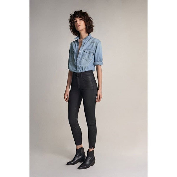 Salsa Jeans 121997-000 Secret Push In In Coating Secret Push In In Coating Jeans Svart 34 / 30 Kvinna