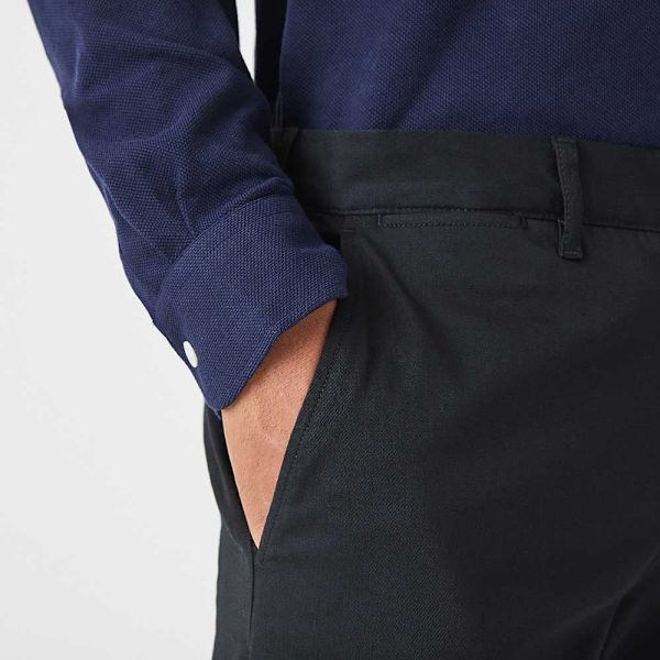 Lacoste Byxor New Classic Slim Fit Svart 36 / 34 Man