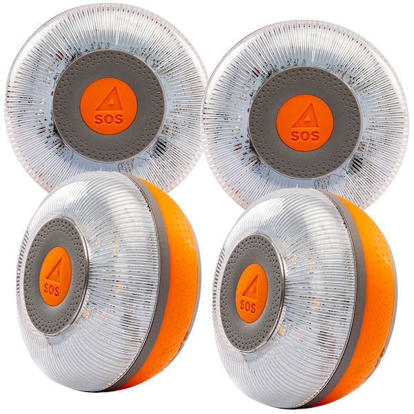 Flash Led Fl-004 V16 Homologated Nødlys 4 Enheder