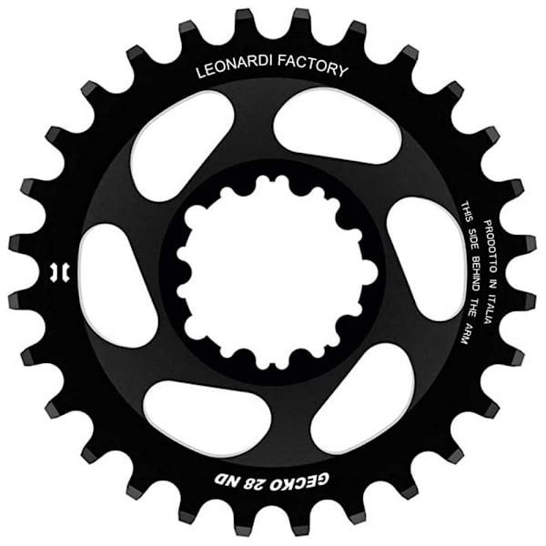 Leonardi Racing Direkte Montering Gecko Sram Bb30 0 Mm Offset Kæderring Sort 32t