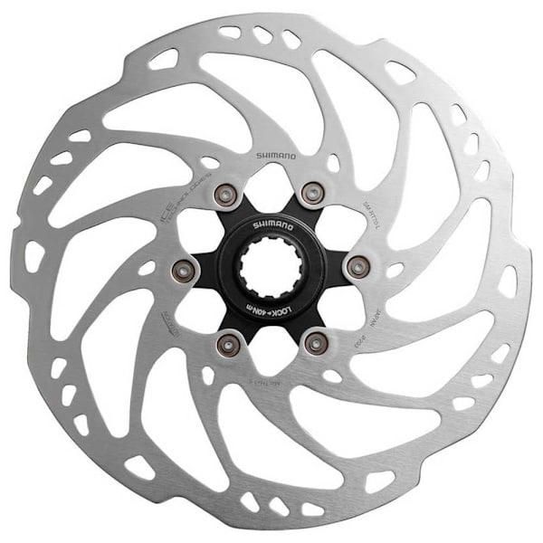 Shimano Bremseskive Slx Center Lock Ice Tec Sort,Søvfarvet 180 mm