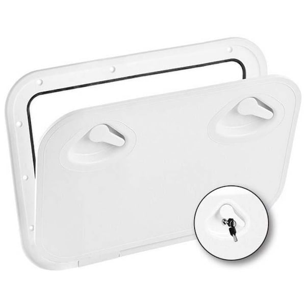 Nuova Rade Mid Line With Lock 355x600 Mm Valkoinen