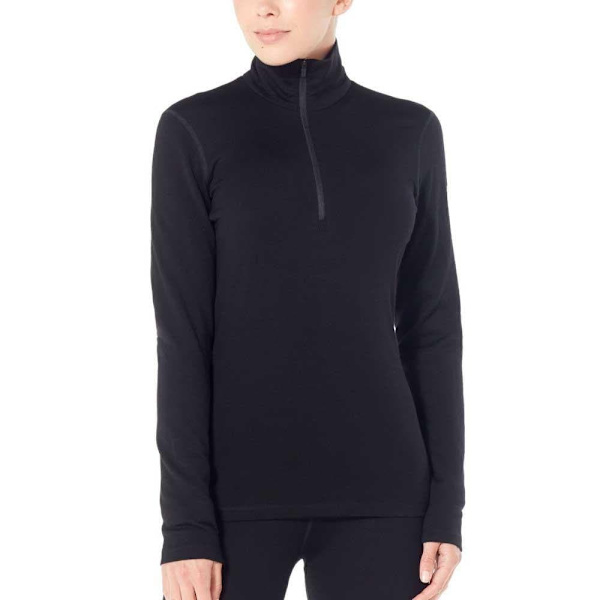 Icebreaker Baselag 260 Tech Merino Sort XL Kvinde