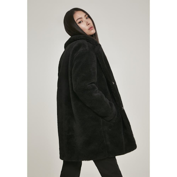 Urban Classics Overdimensioneret Parka Sherpa Sort M Kvinde