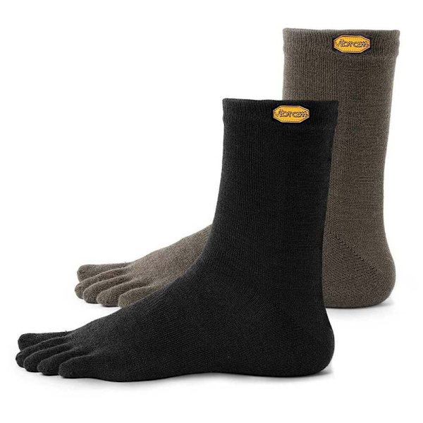 Vibram Fivefingers Strumpor Pack 2 No-show Flerfärgad EU 38-41 Man