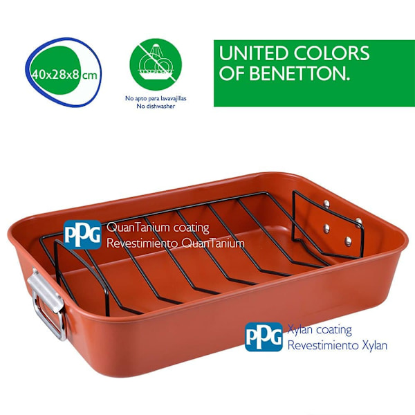 Benetton Grilli 40x28x8 Cm Safari Oranssi