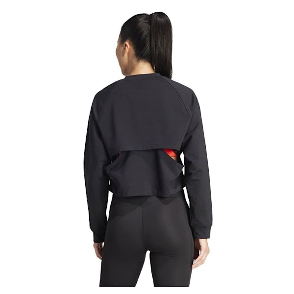 Adidas Sweatshirt Power Cover Up Sort S / Regular Kvinde
