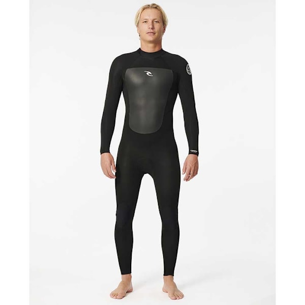 Rip Curl Pitkähihainen Takavetoketjullinen Neopreenipuku Omega 3/2 Mm Gb Steamer Musta MS