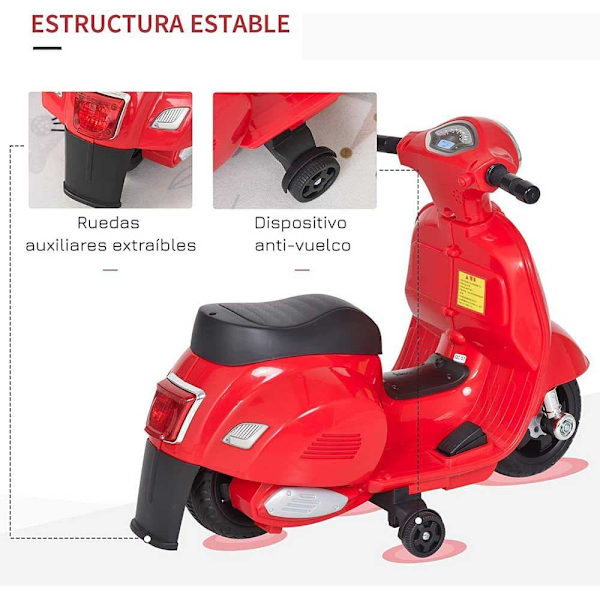 Devessport Moto Mini Vespa Durchsichtig