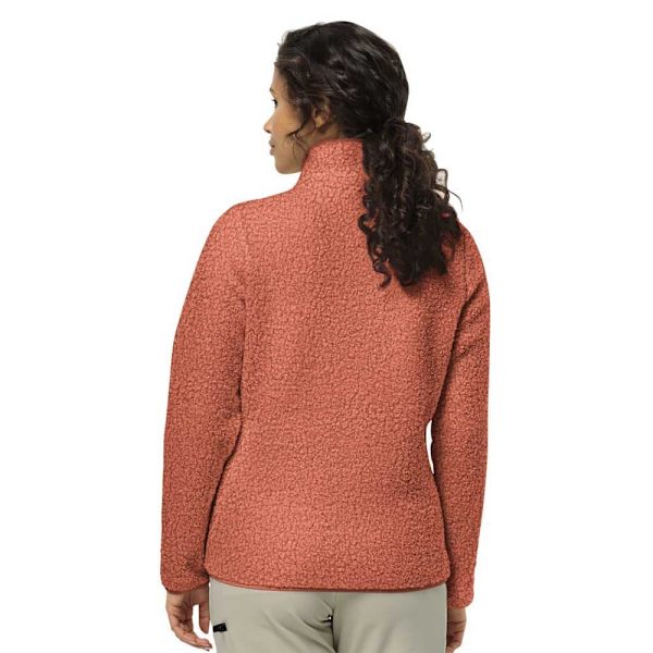 Jack Wolfskin High Curl Jacka Orange S Kvinna