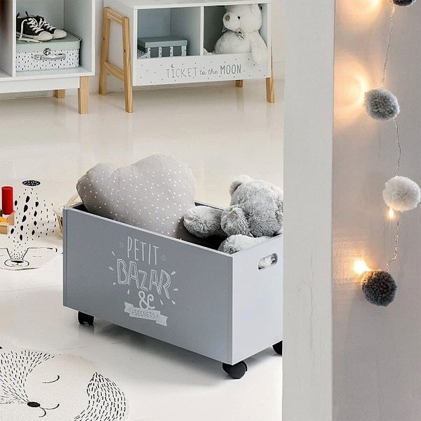 Atmosphera Box Förvaring Silver