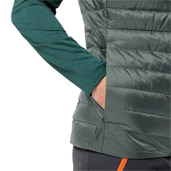 Jack Wolfskin Pilvi Down Väst Grå 2XL Man