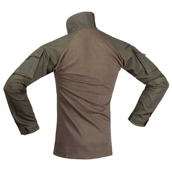 Invadergear Combat T-shirt Med Lång ärm Brun XS Man