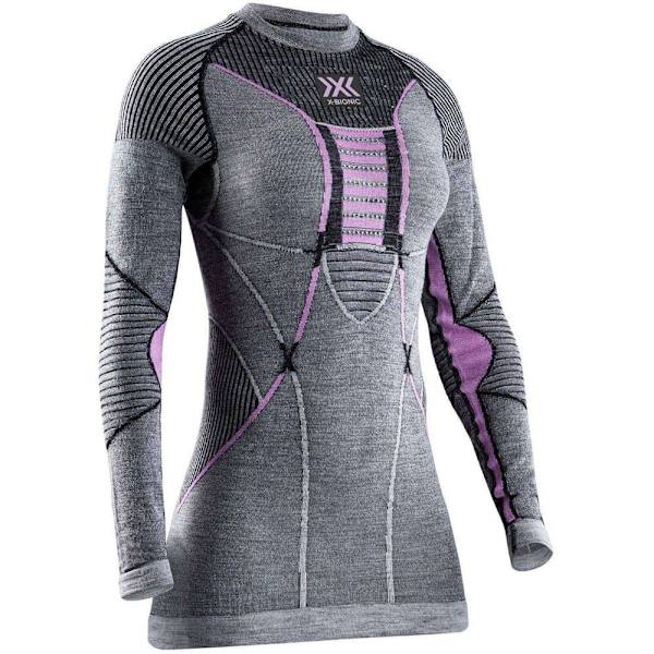 X-bionic Pitkähihainen T-paita Merino Harmaa M Nainen