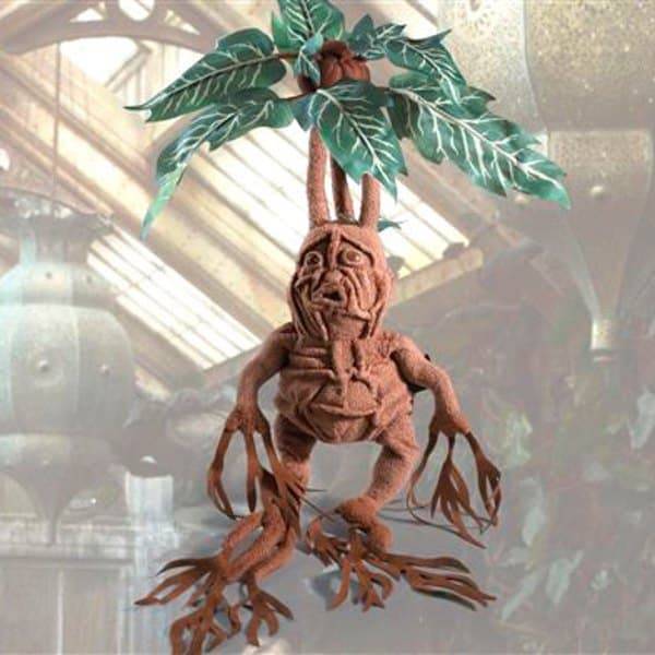 Noble Collection Mandrake Teddy Harry Potter Brun