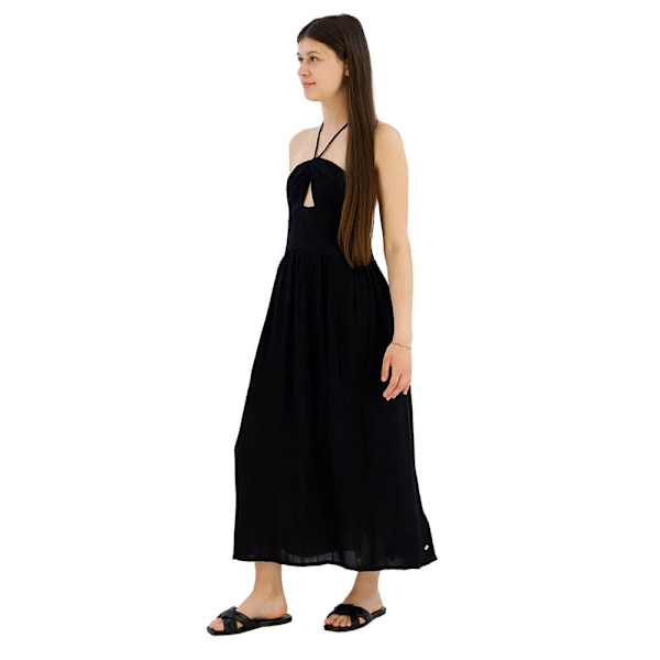 Superdry Cut Out ærmeløs Midikjole Sort XS Kvinde