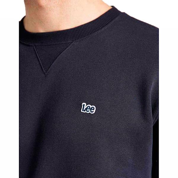 Lee Sweatshirt Plain Crew Sort L / Regular Mand