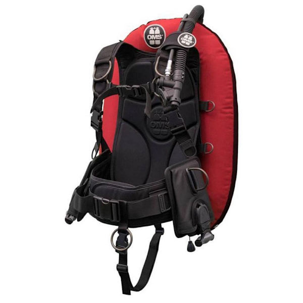 Oms Med Performance Mono Wing Iq Lite Cb Signature 27 Lbs Bcd Rød,Sort M-L