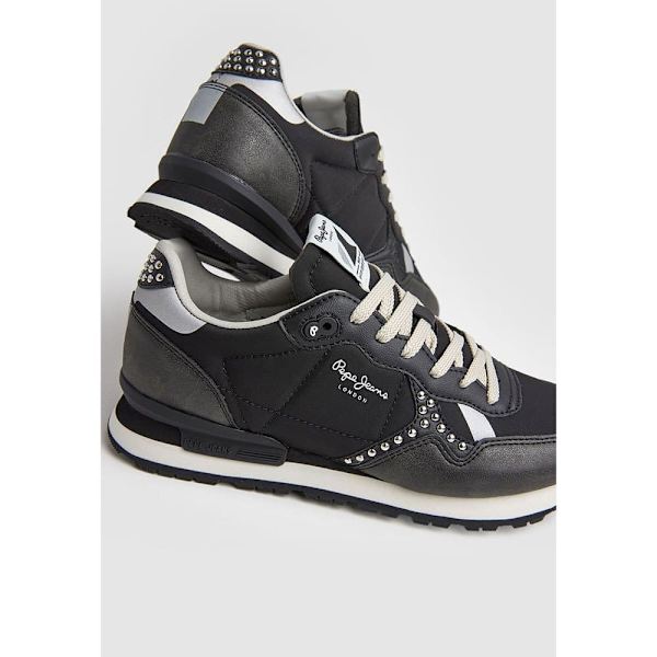 Pepe Jeans Brit Print Sid Skor Svart EU 41 Kvinna