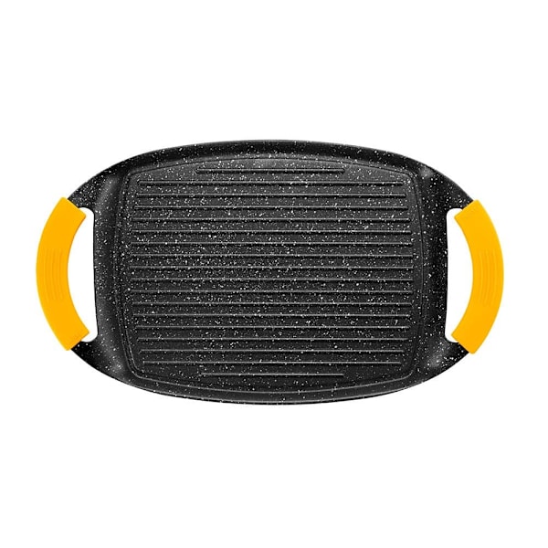 Ibili Basic Stone 36x22.5 Cm Riflet Grillpande