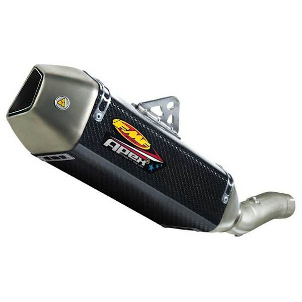 Fmf Lyddæmper Apex Slip-on Carbon Titanium Yamaha Yzf R6 07-10 Sort