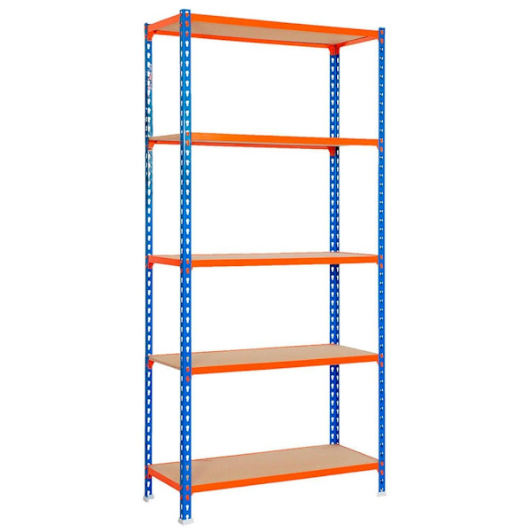 Simon Rack Lastulevyn Ruuvittomat Metallihyllyt Maderclick 5/400 Sininen