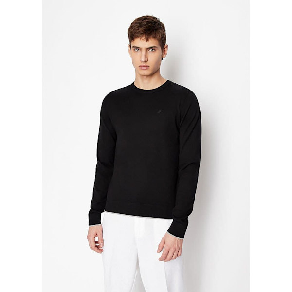 Armani Exchange 8nzm6a_zm1hz Trøje Sort S Mand
