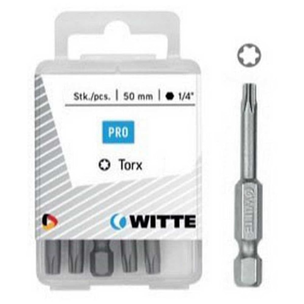 Witte Torx Bits 429618 T 30 Tin 5 Enheder Søvfarvet
