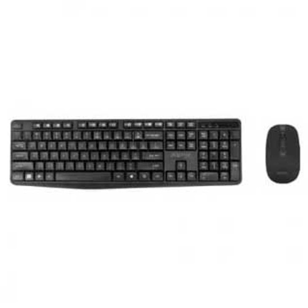Approx Mx335 Trådløst Tastatur Og Mus Sort Spanish QWERTY Sort