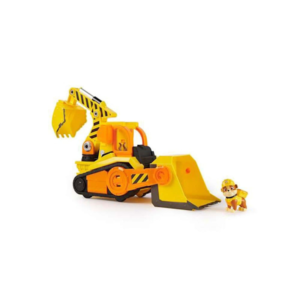 Spin Master Deluxe Construction Rubble Paw Patrol With Light And Sound Includes 1 Figure Gravemaskine