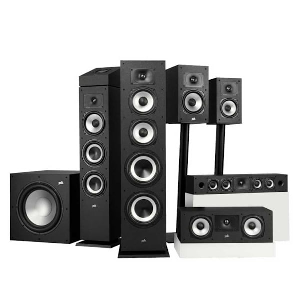 Polk Audio Bokhylla Högtalare Mxt20 2 Enheter Svart