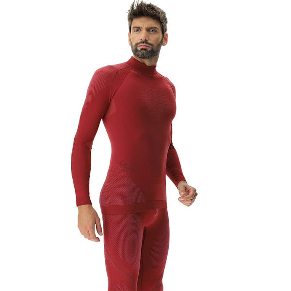Uyn Evolutyon Turtle Neck Langærmet Baselayer Rød S / M Mand