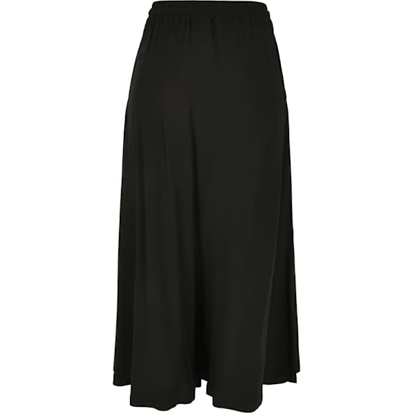 Urban Classics Viscose Midinederdel Sort XS Kvinde