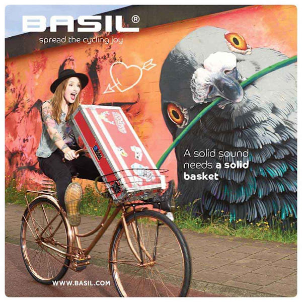 Basil Kurv Robin 27l Sort