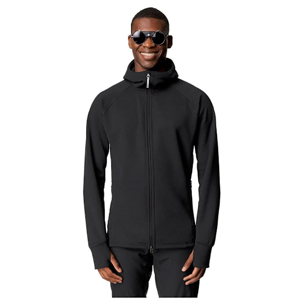 Houdini Mono Air Fleecejakke Med Hætte Sort XS Mand
