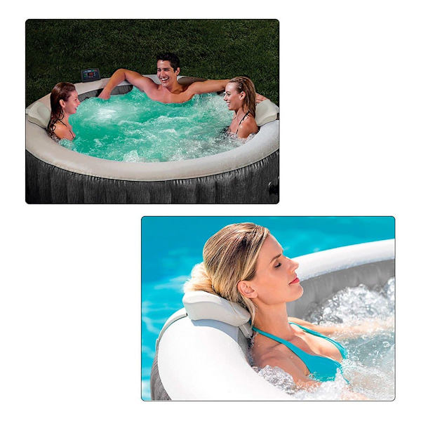 Intex Pool Greywood Deluxe Purespa Grå 4 People