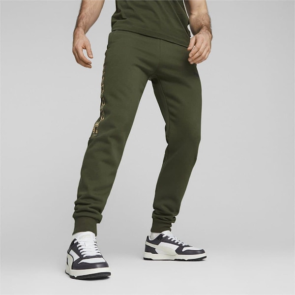 Puma Träningsbyxor Ess Tape Camo Grönt M Man