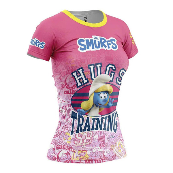 Otso Smurfs Hugs Kortärmad T-shirt Rosa XS Kvinna