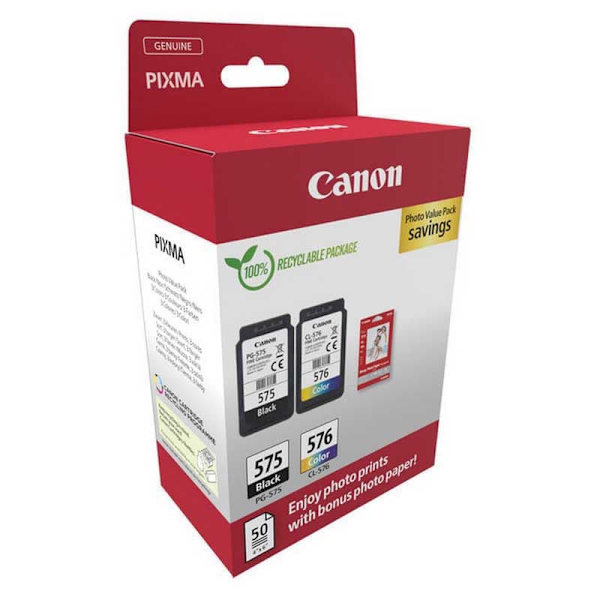 Canon Ink Pg-575 + Cl-576 Blækpatron