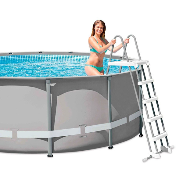 Intex Vaiheet Maanpäällisiin Uima-altaisiin 132 Cm Hopeinen