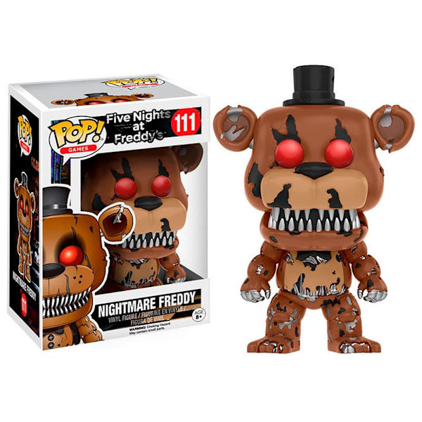 Funko Pop Five Nights At Freddys Nightmare Freddy Brun