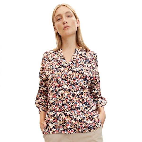 Tom Tailor Blus 1032576 Brun 36 Kvinna